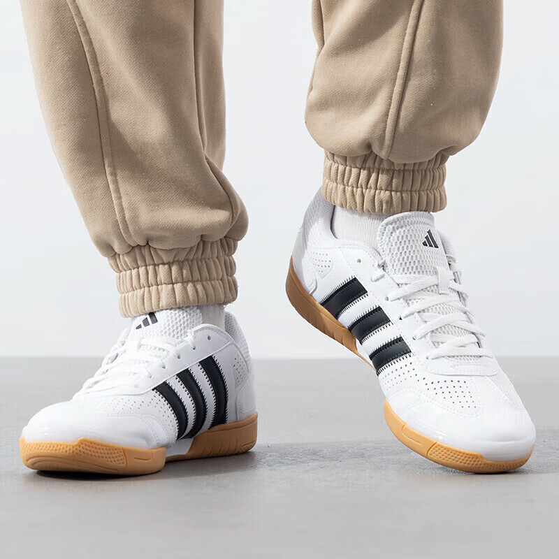 阿迪达斯（adidas）男鞋女鞋新款运动鞋时尚透气T头鞋健身训练鞋板鞋休闲鞋HQ3518 ZP高清大图