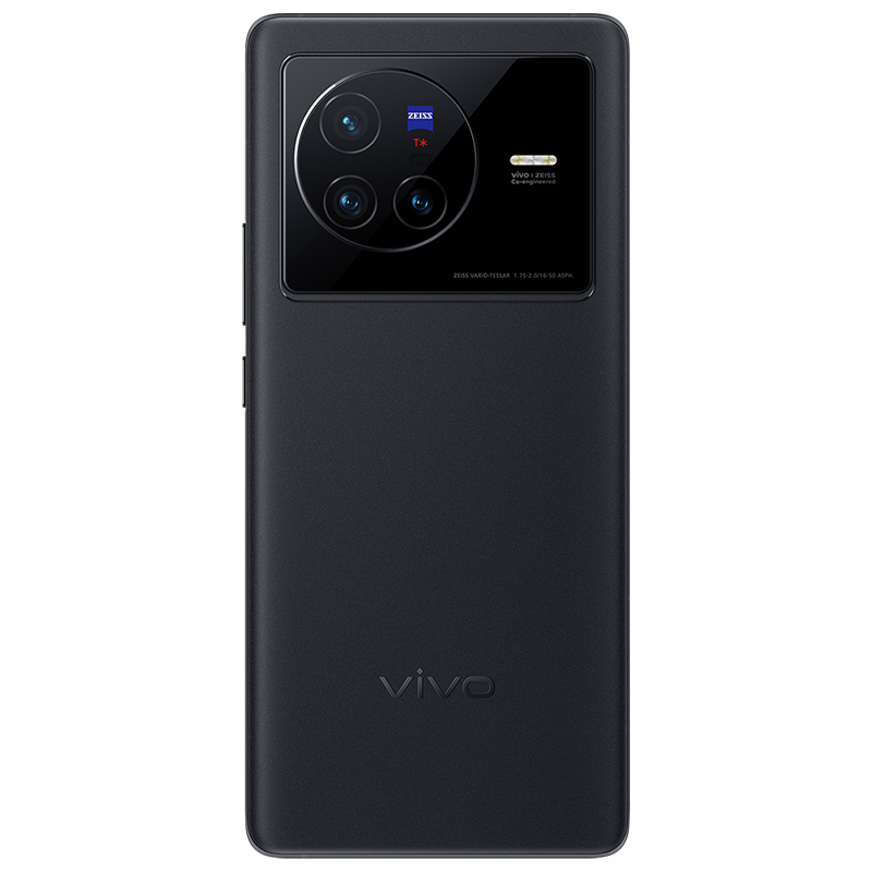 vivo X80 8GB+256GB 至黑 蔡司专业影像 天玑9000旗舰芯片 双电芯80W闪充 全新5G智能拍照全网通手机