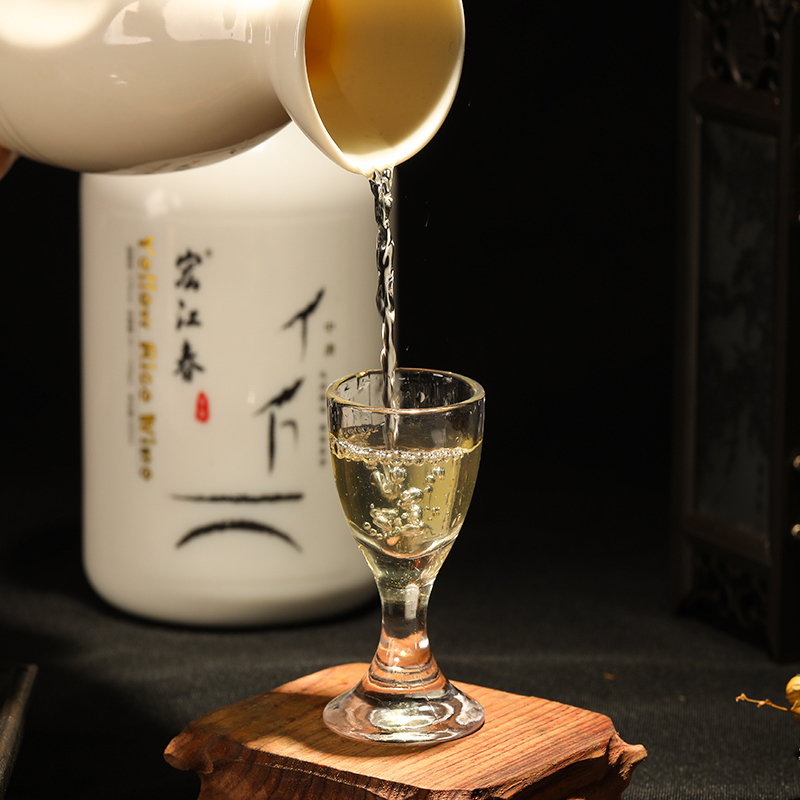 宏江春糯米酒 湖北黄酒 半甜型500ML/瓶 精品黄酒传承客家工艺黄酒