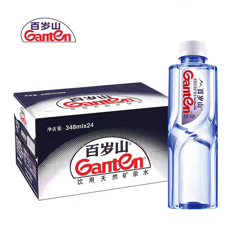 景田百岁山天然矿泉水 348ml*24瓶( 限上海地址 起订量50箱 ) HBDH165