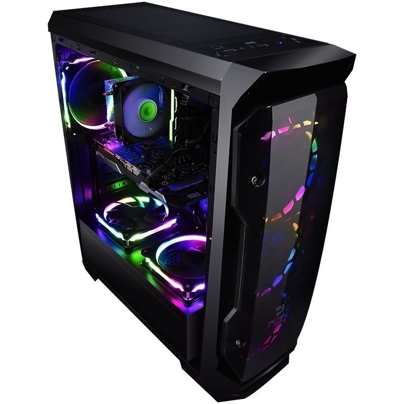 名龙堂(MLOONG)甲龙C4T台式吃鸡游戏电脑主机DIY组装机(六核i5 8400 8GB 240GB GTX1060 6G独显)