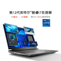 戴尔(DELL) 游匣G16 16英寸第12代 i7游戏本笔记本电脑 定制 (i7-12700H 64G 1T 3060独显直连 165Hz RGB键盘)黑