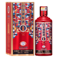 贵州茅台集团 53° 白金御酿酒V6 酱香型 白酒 500ml*6 整箱装