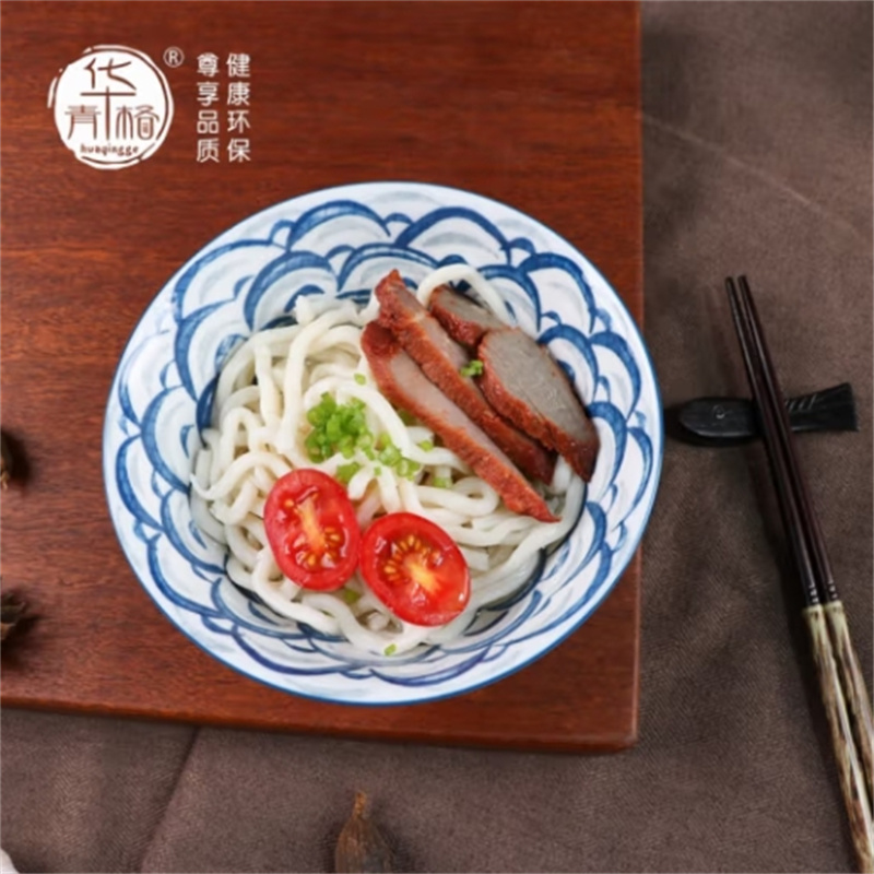 华青格陶瓷大碗 6.2英寸 大号汤碗 面碗 家用微波炉饭碗 餐具套装高清大图