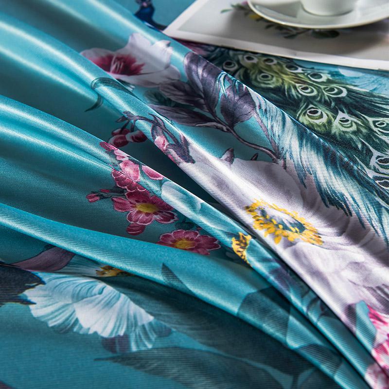 美帮汇夏季三件套冰丝凉滑床单凉席1.8m1.5床2.0米可水洗机洗折叠高清大图