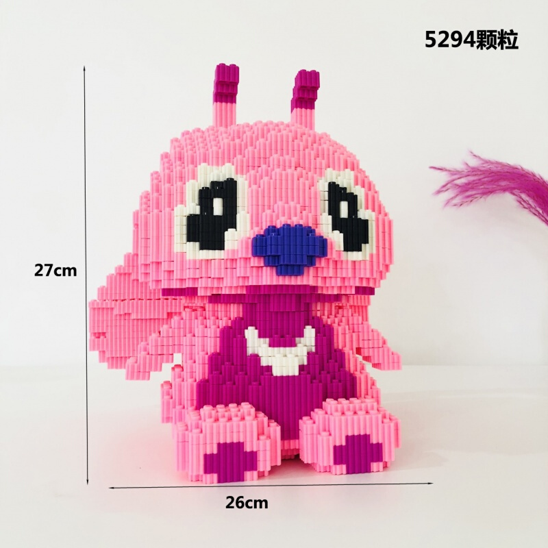 钻石迷你拼插小颗粒积木玩具兼容乐高成人男女孩子马里奥串联超大安琪