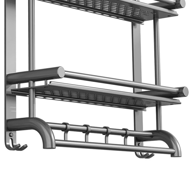 LONMATE 卫生间置物架免打孔50cm 一个高清大图