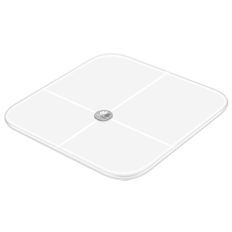 华为智能体脂秤wifi版 CH19 白色 电子秤体重秤家用 精准测量/健康报告/智能分析/账号家庭共用 健身减肥运动