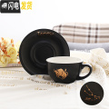 三维工匠十二星座欧式咖啡杯套装 创意哑光拉花杯拿铁杯茶杯 300cc 金牛座