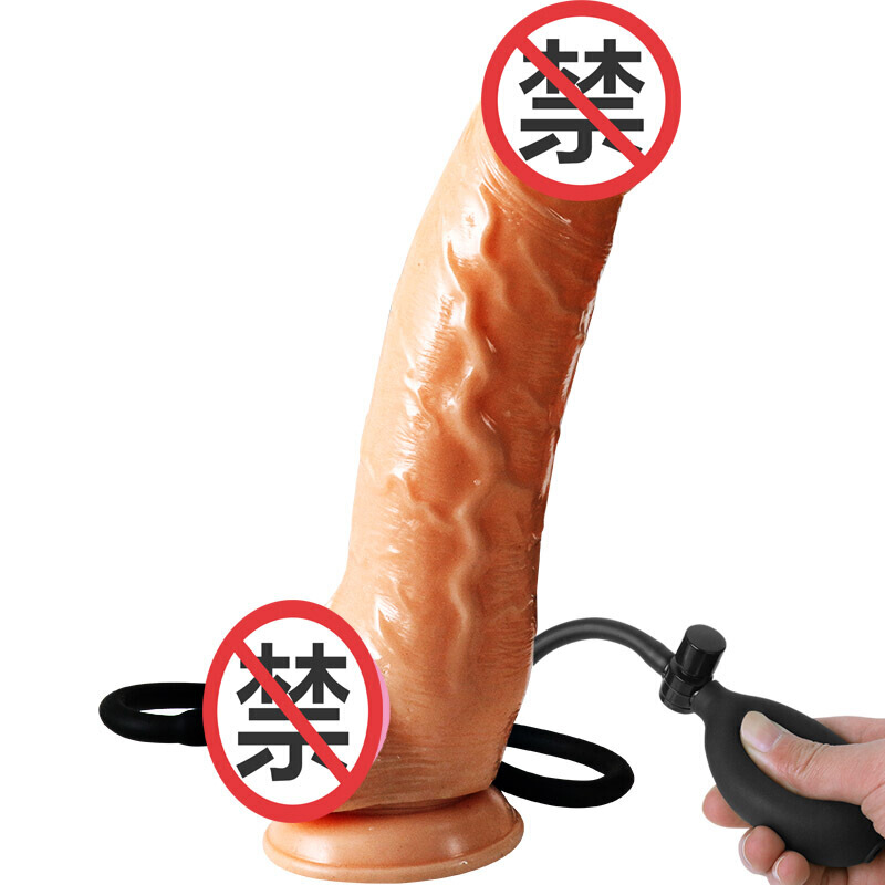 久爱 女用自嗨玩仿真阳具 假阳具 魔术师膨胀仿真阳具逼真柔软粗大成人情趣性用品 肉色