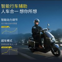 新日电动摩托车两轮 陆行M5 72V35Ah石墨烯 成人通勤电动车 1000W大功率电机