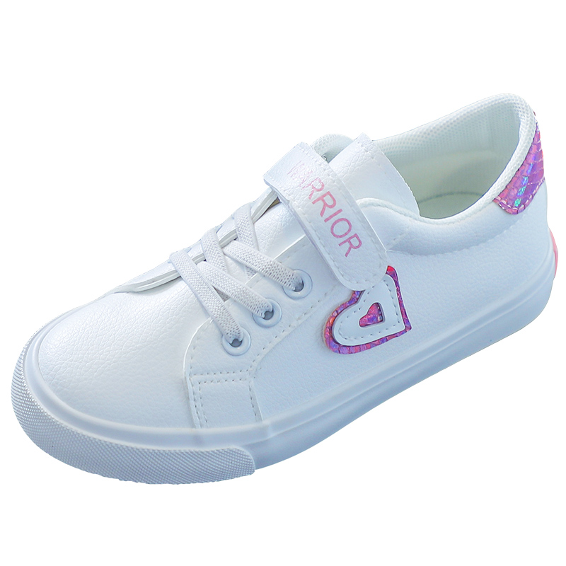 回力童鞋女童鞋2020春秋季新款儿童小白鞋中大童学生白色运动鞋子wz19