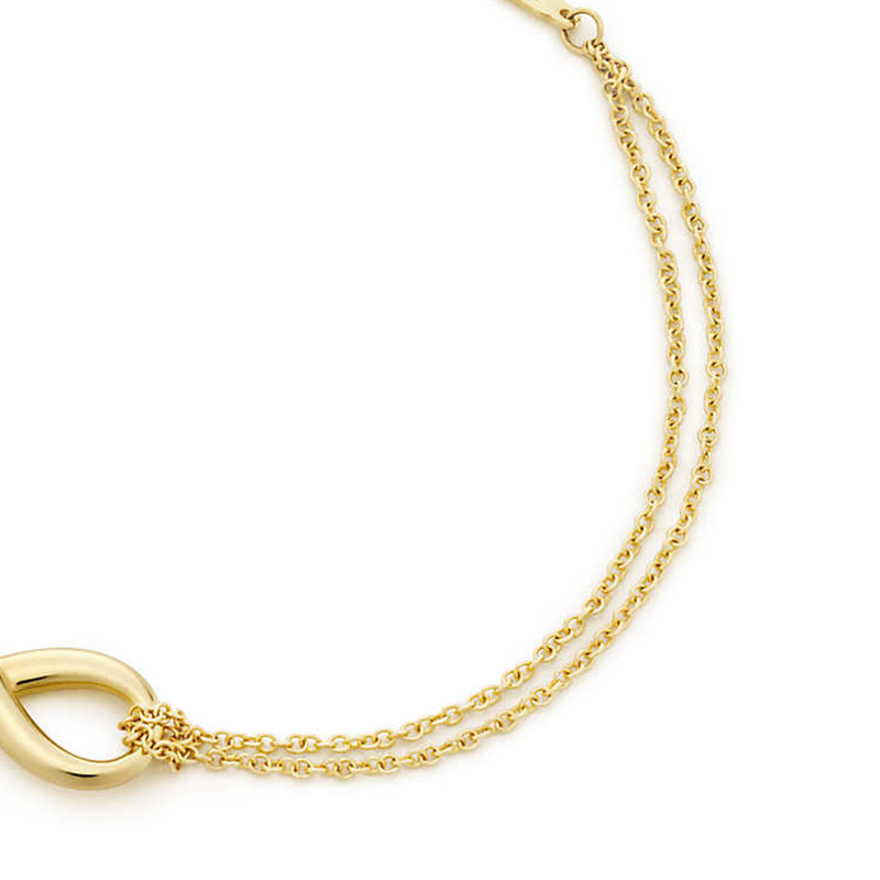 TIFFANY INFINITY系列18K金无限造型手链