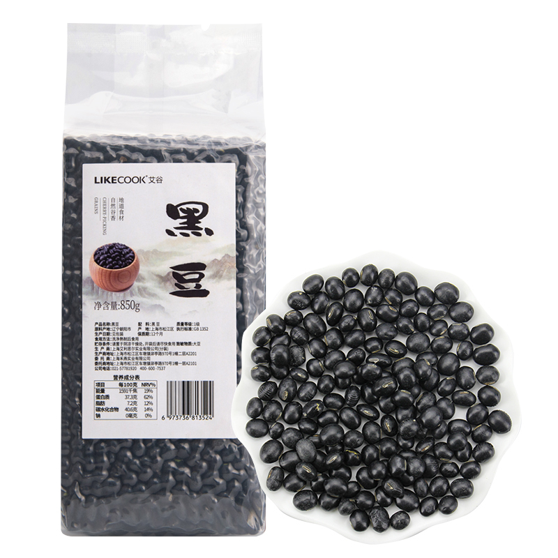 艾谷黑豆850g