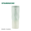 星巴克 经典渐层款翻盖杯 绿色473ml