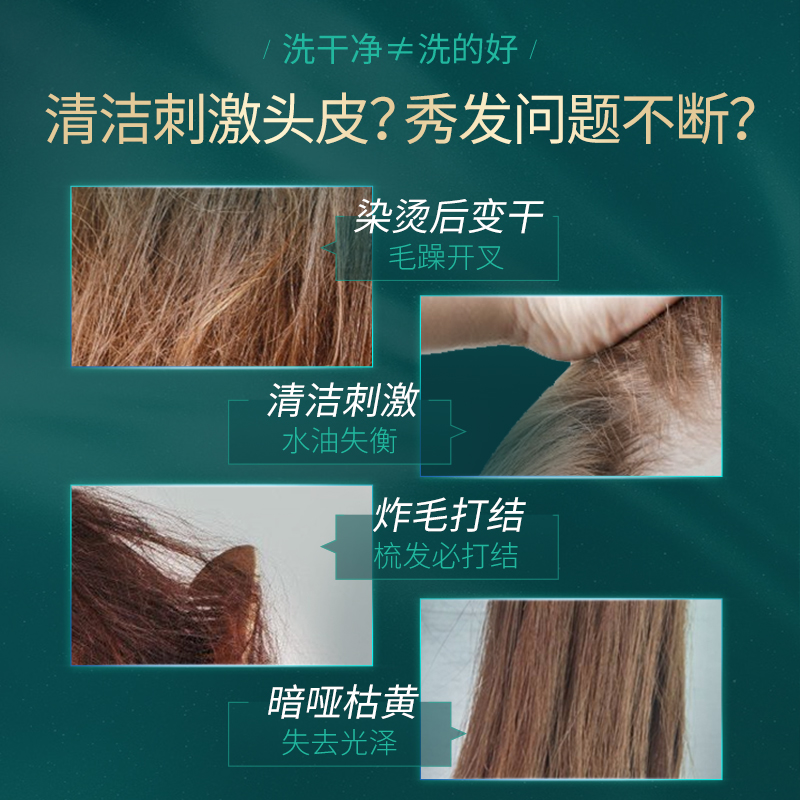 滋源 氨基酸无患子清润洗头水535ml(单位:件)高清大图