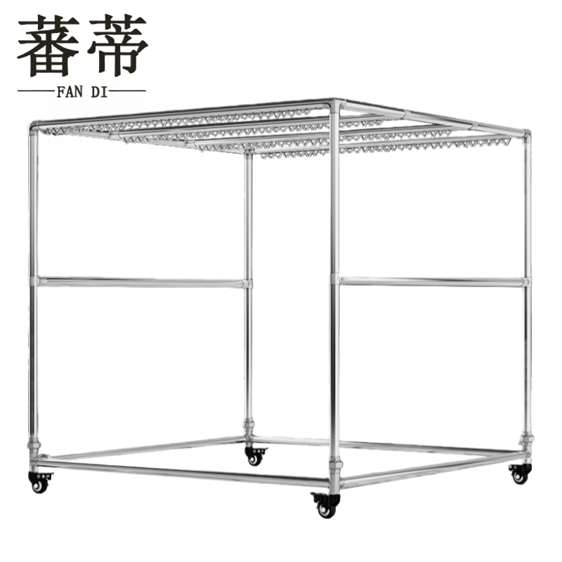 蕃蒂 室外晾衣架2.2*1.8m+轮 个