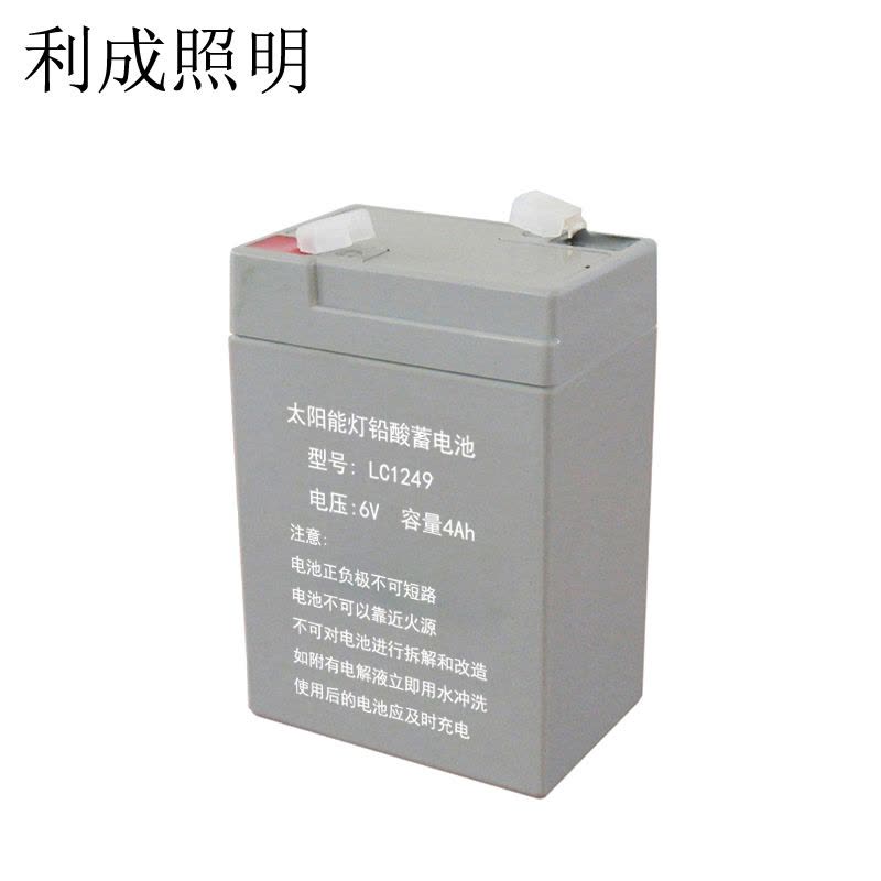 利成照明 太阳能灯铅酸蓄电池 LC1249图片