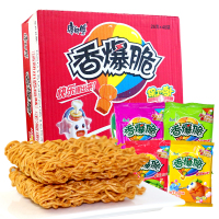 康师傅香爆脆45g*30袋/整箱方便面干吃面干脆面捏碎面袋装怀旧儿童休闲零食品 随机口味混合