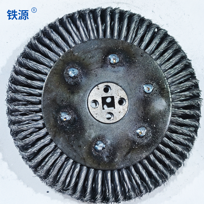 铁源扭丝轮刷Φ305x57x65(42x42)mm 只高清大图