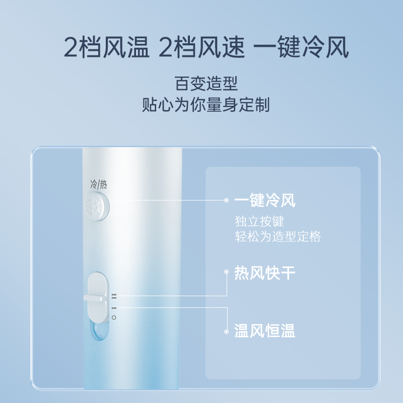 康夫家用吹风机负离子恒温速干护发电吹风大功率学生宿舍风筒KF-3157