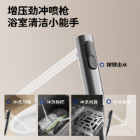 九牧(JOMOO)淋浴花洒全套装四出水喷枪淋雨器家用洗澡沐浴除垢卫浴花洒36647