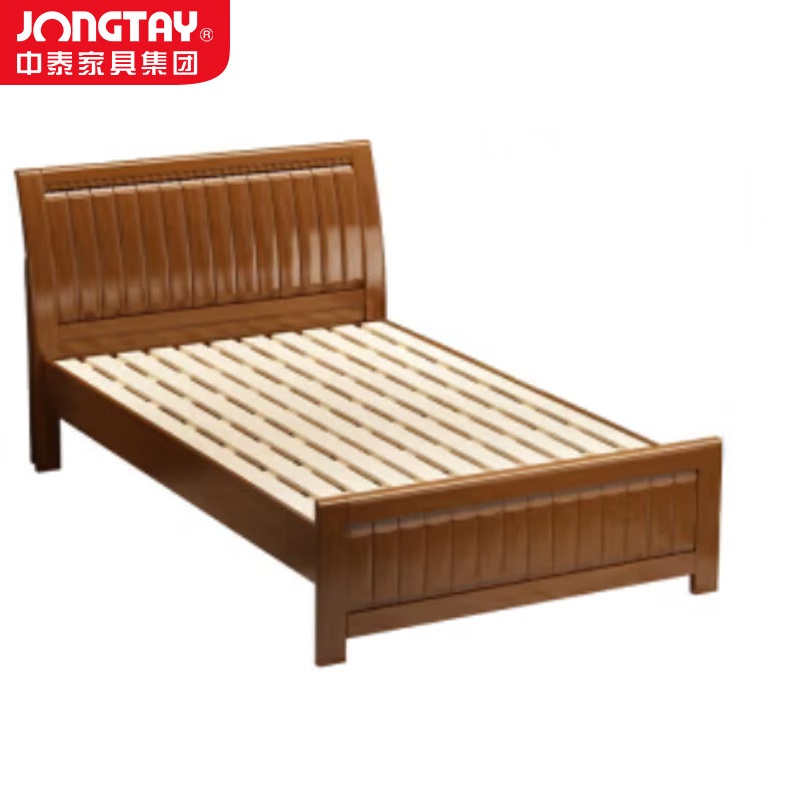 中泰(jongtay)1.8米实木床简约宿舍接待床 J-CDZ100高清大图