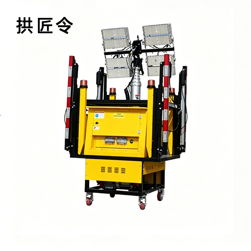 拱匠令 GJL6176 智能自动化照明灯塔 220V 750W IP65 LED 发电机组(计价单位:台) 黄色高清大图