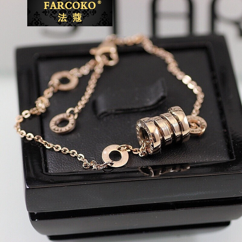 法蔻 Farcoko 时尚手镯 手链 脚链fkdhas 法蔻轻奢品牌手链女黑陶瓷弹簧日韩国钛钢男手环 欧美同款简约时尚饰品情人节定制刻字 价格图片品牌报价 苏宁易购法蔻时尚饰品旗舰店