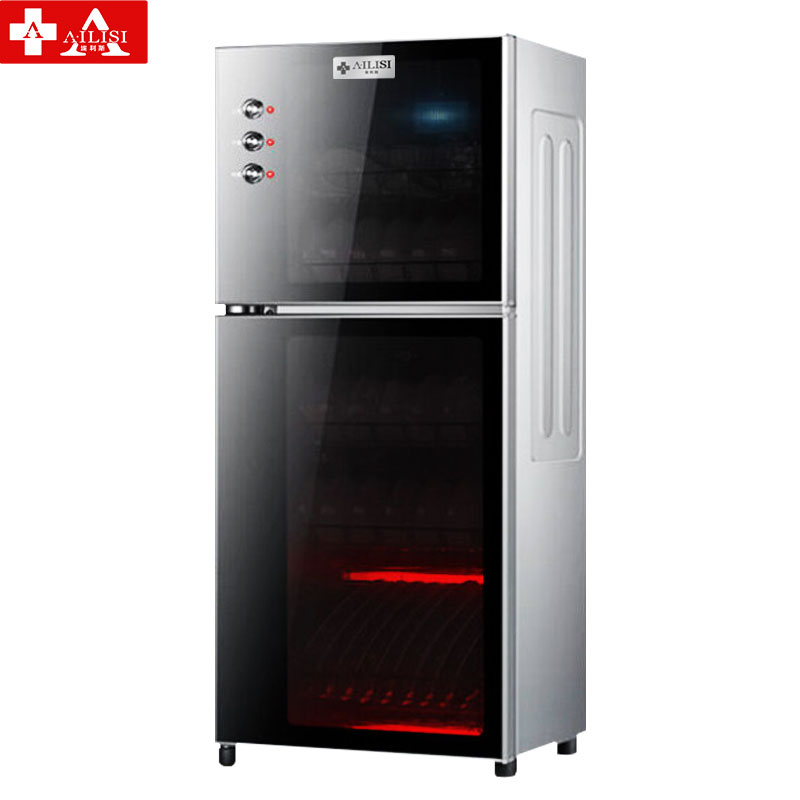 埃利斯(AILISI)138L二星级家用消毒柜立式台式嵌入式商用高温红外线臭氧碗柜按键ZTP-138K2高清大图