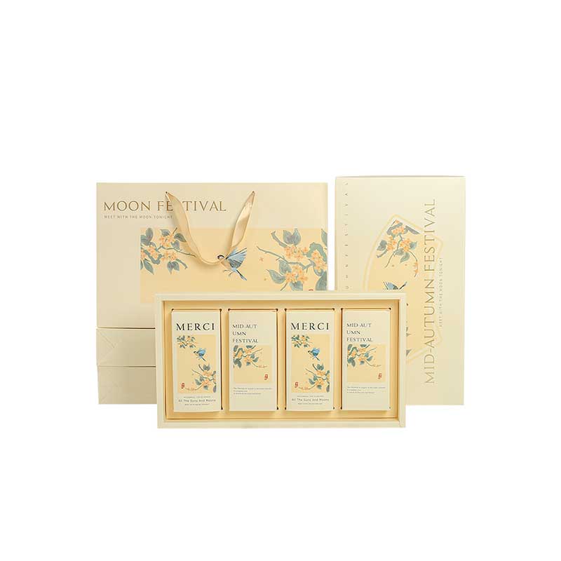 HQ 2023新款中秋月饼盒8粒装国潮高档包装盒