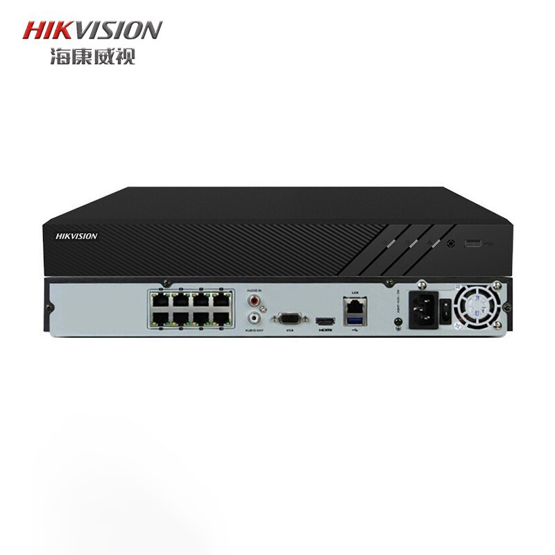 海康威视(hikvision) 监控主机 poe带网线供电 硬盘录像机监控主机16