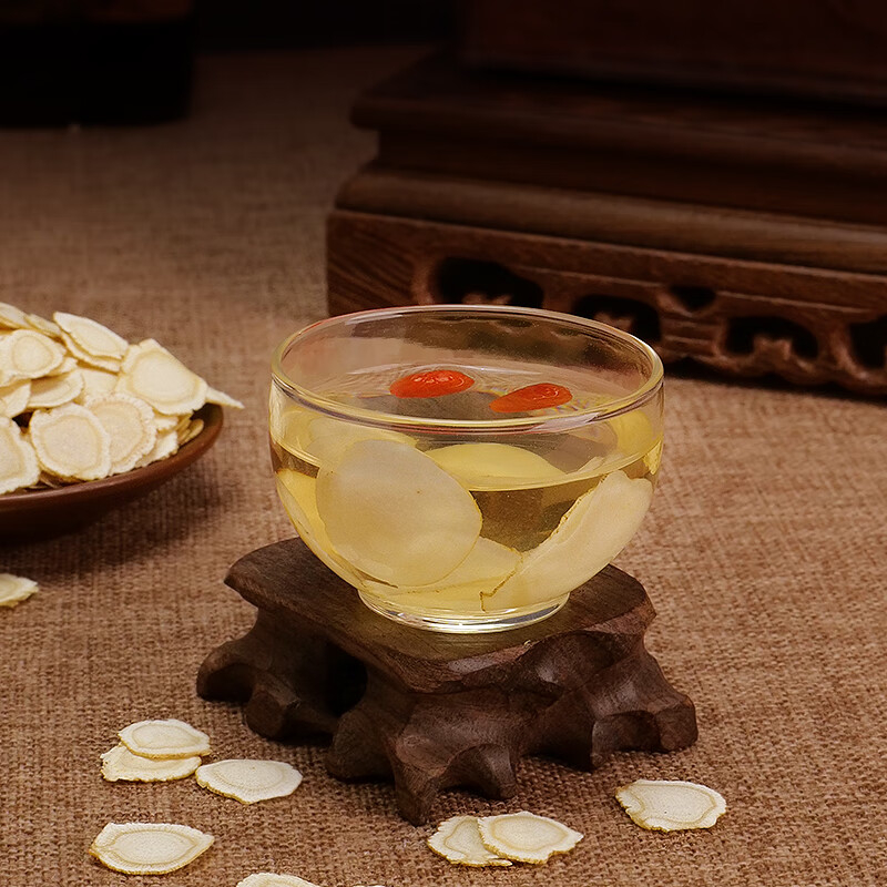 长白山人参白参片薄厚适中色正保留原味1.0亚克力盒100g高清大图