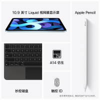 Apple 苹果 iPad Air 4代 2020年新款 256G WLAN(wifi版)10.9英寸 平板电脑 A14仿生 视网膜显示屏 MYFY2CH/A 天蓝色