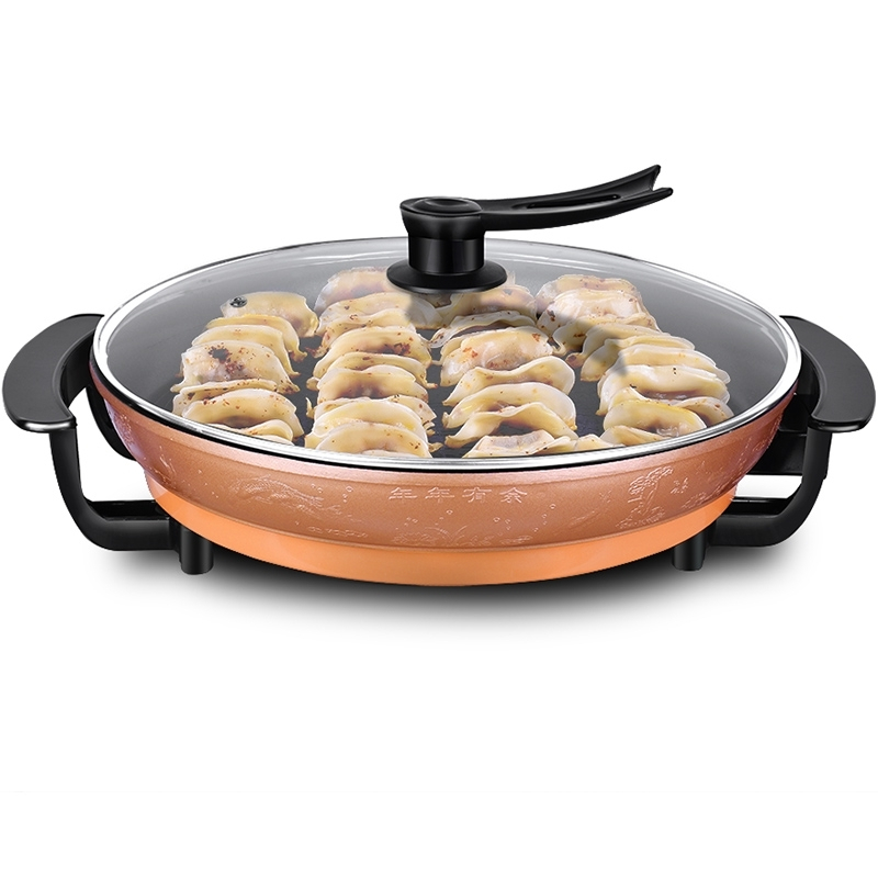 荣事达royalstar电煎锅单面电饼铛多功能商用平底电热锅煎饼锅烙饼锅