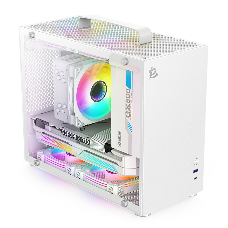 铭能 AMD A10四核/16G内存/256G SSD高速固态 台式电脑 台式机 电脑主机 组装电脑 组装机mini迷你电脑 家用办公台式主机商务娱乐影音游戏学生网课直播电脑高清大图