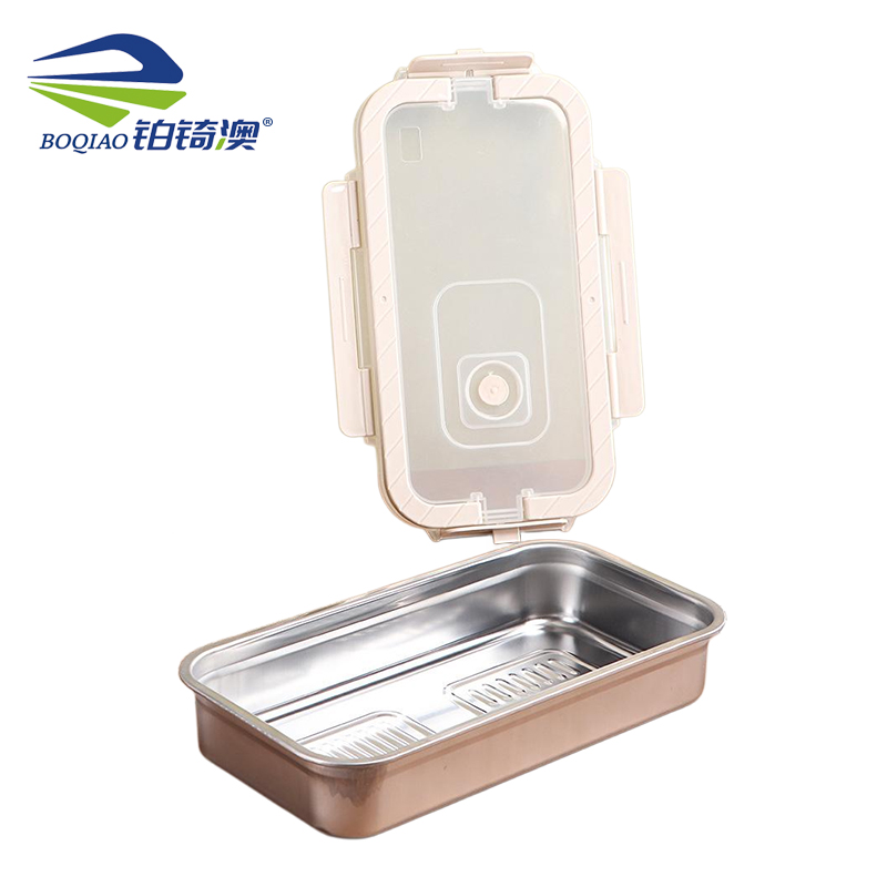 铂锜澳 316不锈钢保鲜盒/35.5*20cm-2500ml/个高清大图