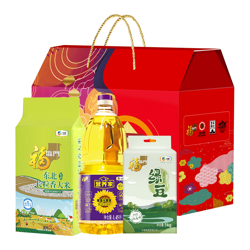 中粮 福临门中粮福临门唯粹福小厨套盒 B型2kg+1.45L