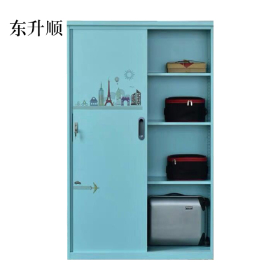 东升顺钢制衣柜家用储物柜带锁收纳柜防水防晒阳台柜室外置物柜被褥柜厂家直销