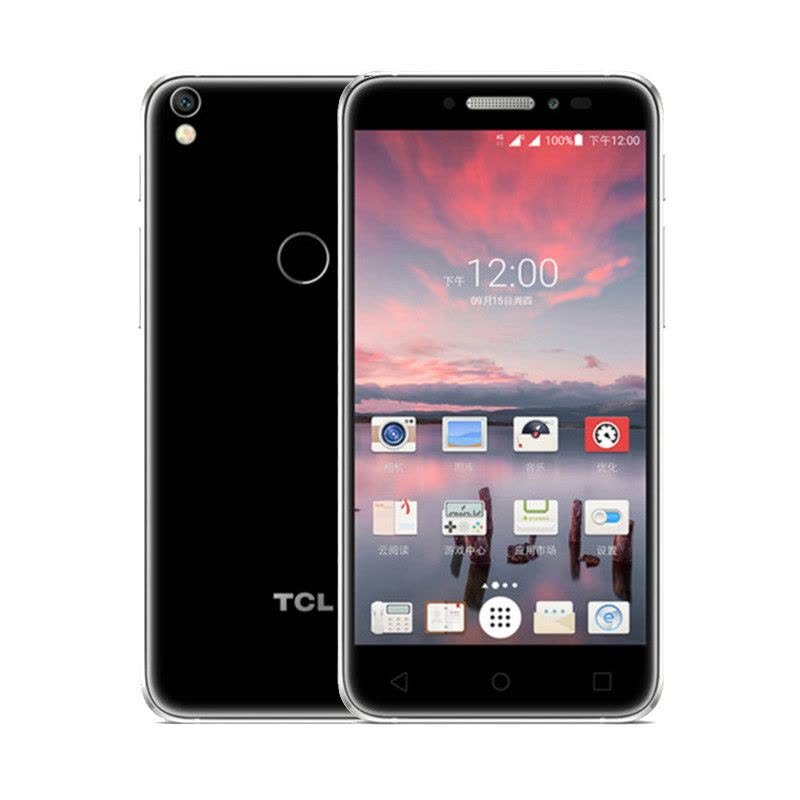 TCL 初现 520 双卡双待指纹解锁 移动4G手机(3GB RAM+32GB ROM) 黑色