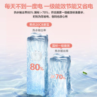 美的(Midea)暖敦敦上出水电热水器小厨宝家用6.6L迷你大水量连续出水36L搪瓷内胆一级能效速热F6.6-20CB