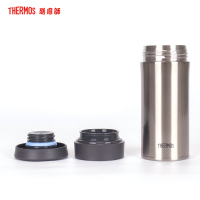 膳魔師(THERMOS)不锈钢保温杯TCMA-400 SBK 不锈钢色 400ML 时尚轻便 /304不锈钢