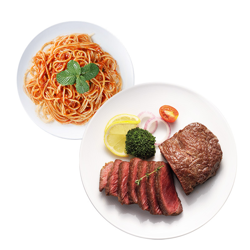 顶诺菲力牛排意面套餐5片牛排5份意大利面视频