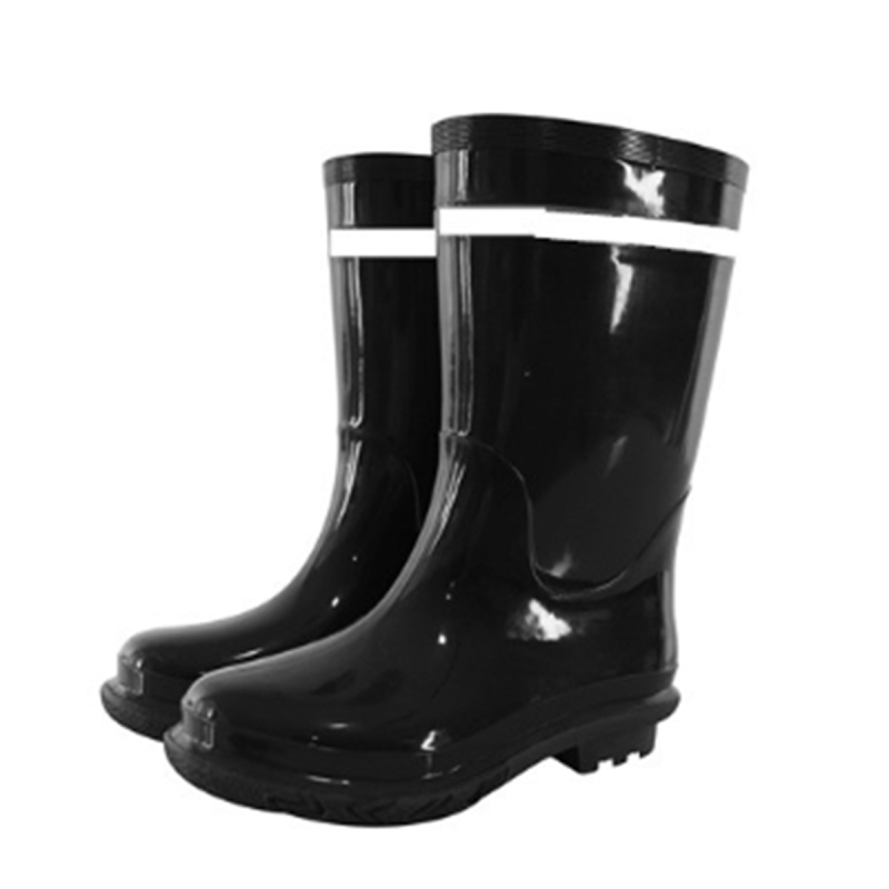 炯毅 雨鞋防水防油防滑耐磨水鞋劳保卫生靴厨房雨靴 高筒 双