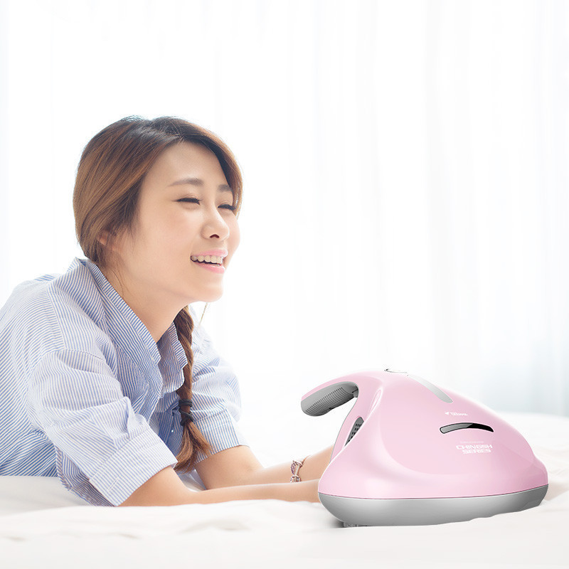 德尔玛(Deerma)吸尘器 CM300 UV紫外线除螨仪 小巧迷你 手持吸尘器家用 350W尘盒尘桶集尘吸尘扫地机