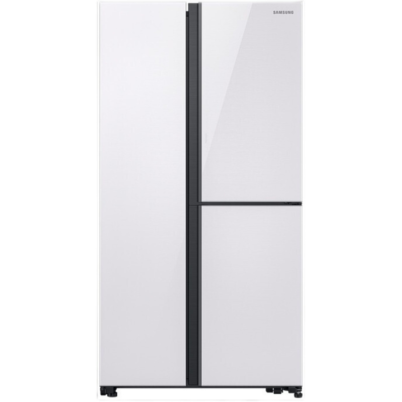 三星(SAMSUNG)RH62A50E71L/SC 大容量奕频风冷无霜 玻璃T型蝶门对开门电冰箱 极地白