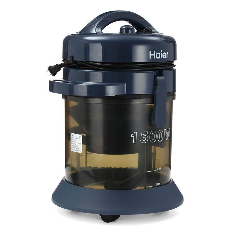 海尔(Haier)桶式吸尘器ZTBJ1500-0201 水过滤 干湿两用式 1500W家庭宾馆公司工厂多用 吸尘器