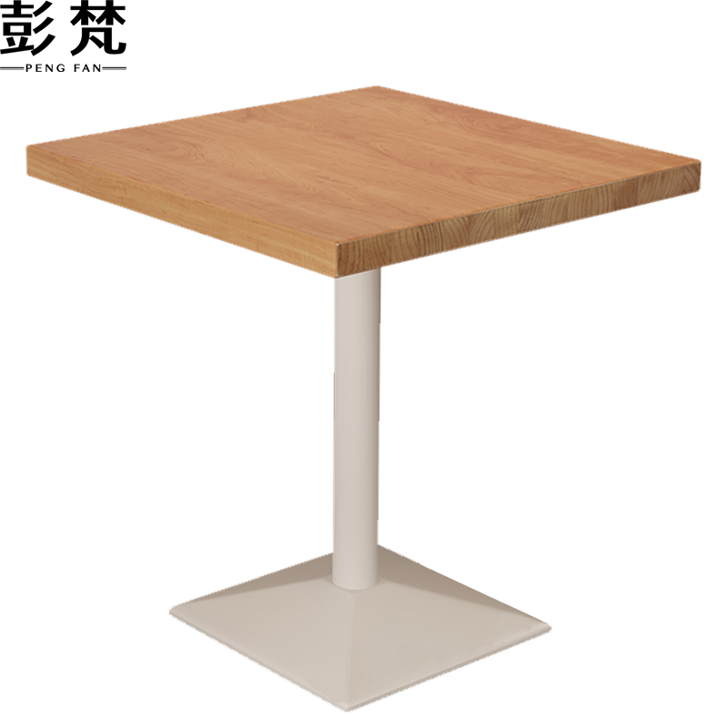 彭梵木质快餐桌高清大图