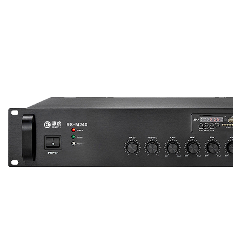 惠度(HuiDu)合并式MP3蓝牙收音广播功率放大器RS-M240(销售单位:台)高清大图