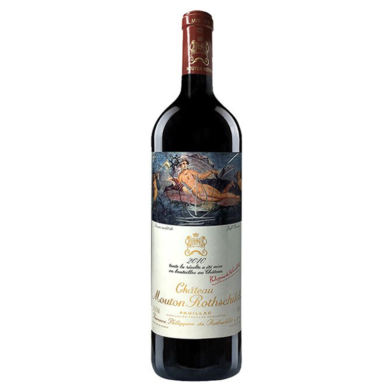 [名庄酒]2010年 木桐酒庄(Mouton Rothschild)干红葡萄酒750ml(正牌) 单瓶装 RP90